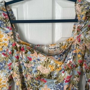 Floral midi dress from Reformation